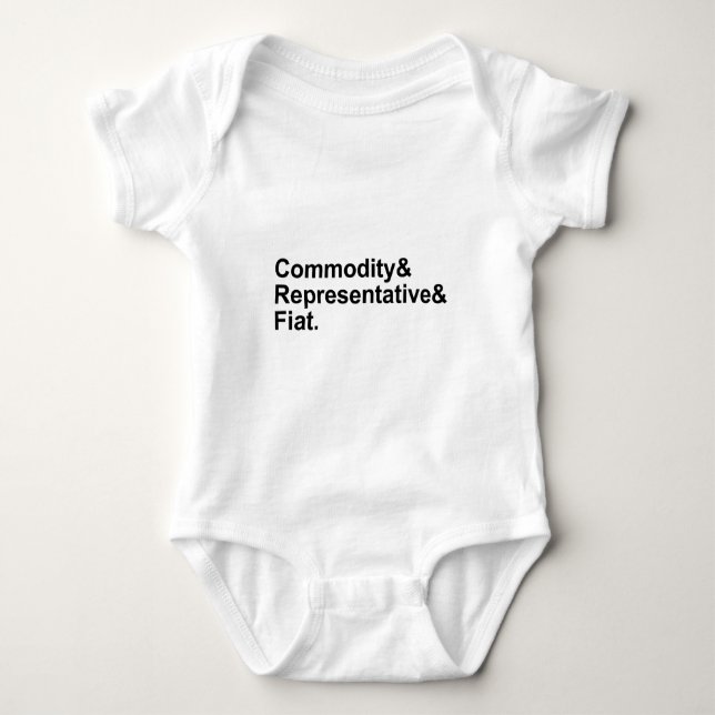 Warenvertreter Fiat | Geldtypen Baby Strampler (Vorderseite)
