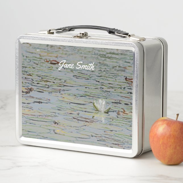 Warerlily Pond Lake Blume I Lunch Box (Beispiel)