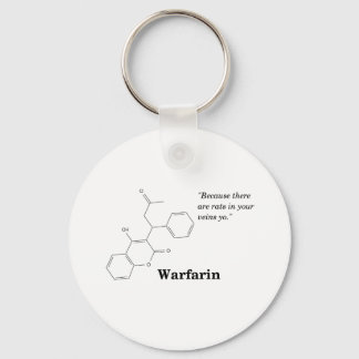 Warfarin (Blutdünner) Schlüsselanhänger