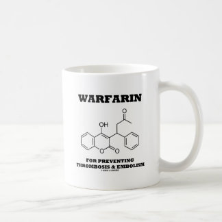 Warfarin für das Verhindern von Thrombose u. von Tasse