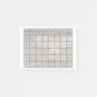 Warhammer 40K Score Tracker; 10th Edition Post-It Post-it Klebezettel
