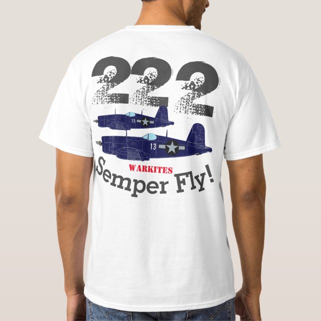 Warkites Corsair "Semper Fly" 222 T - Shirt (Rückseite)