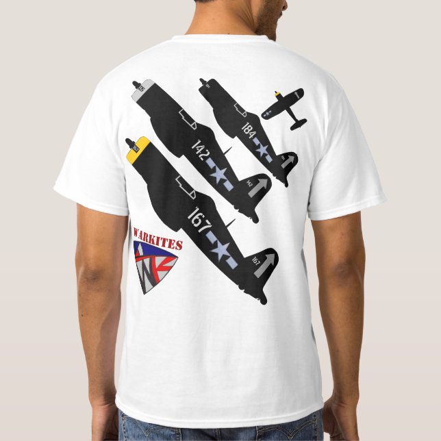 Warkites F4U Seeräuber VF-84 T-Shirt (Rückseite)