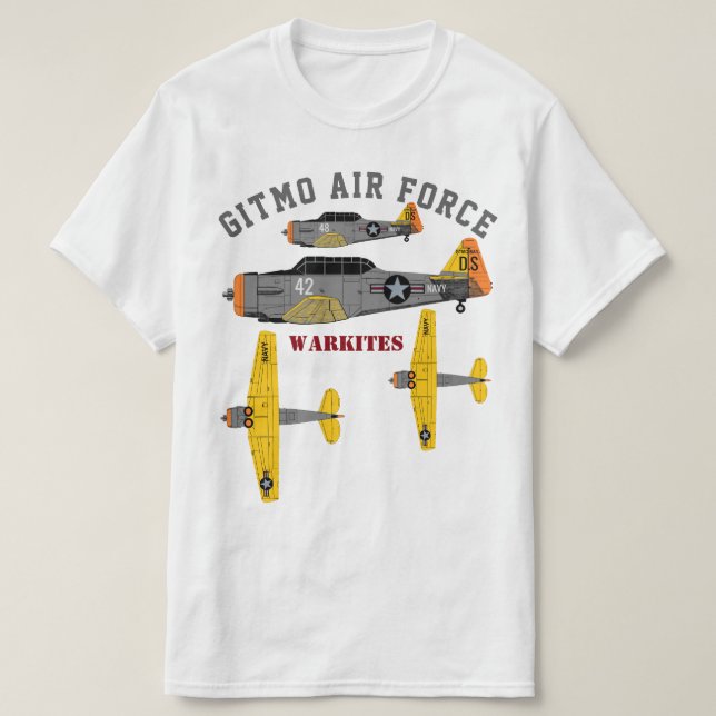 Warkites "Gitmo Luftwaffe" SNJ T-Shirt (Design vorne)