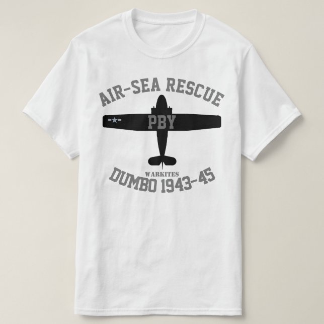 Warkites Luft-Seerettung PBY T-Shirt (Design vorne)