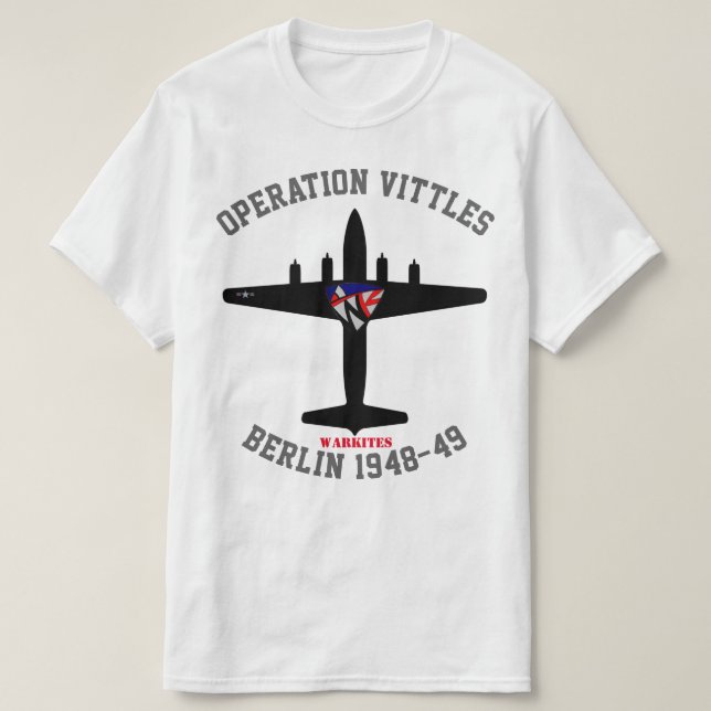 Warkites "Operation Vittles" C-54 Skymaster T-Shirt (Design vorne)