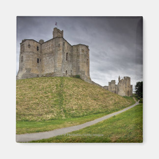Warkworth Castle in Northumberland, England Magnet