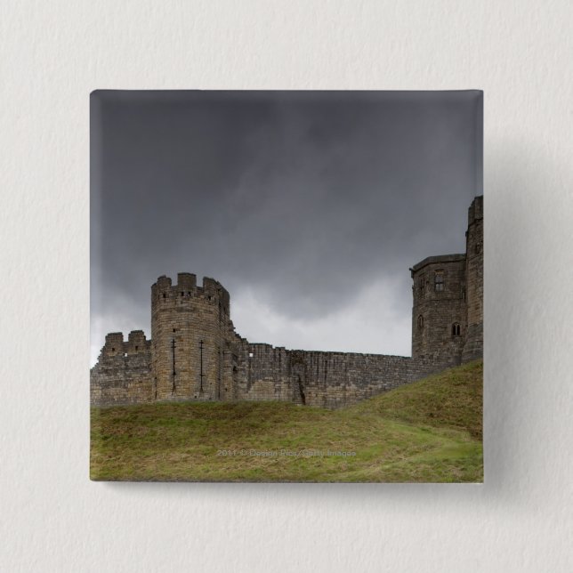 Warkworth Schloss Button (Vorderseite)