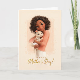 Warm and Cozy Mother’s Day Bunny Card Karte