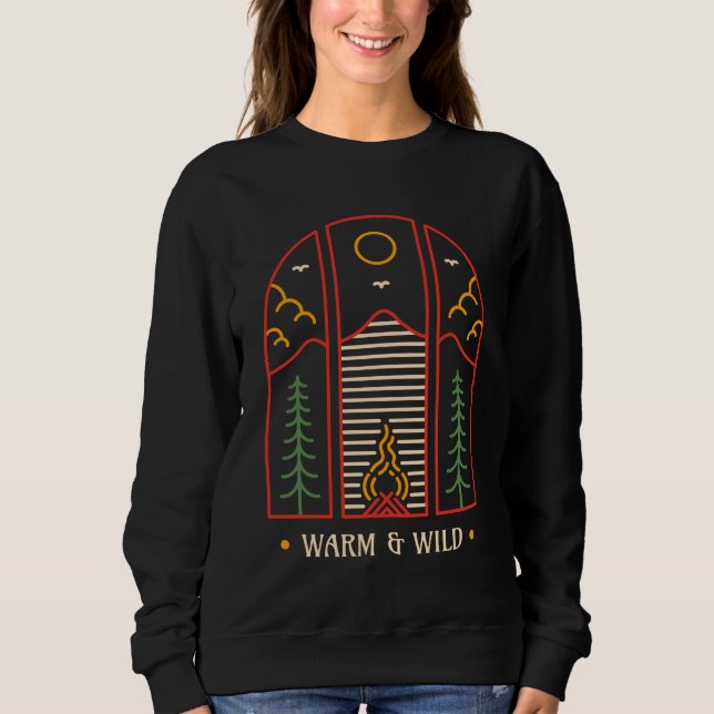 Warm and Wild Sweatshirt (Vorderseite)