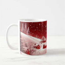 "Warm auf in einem Winterwunderland!" Kaffeetasse