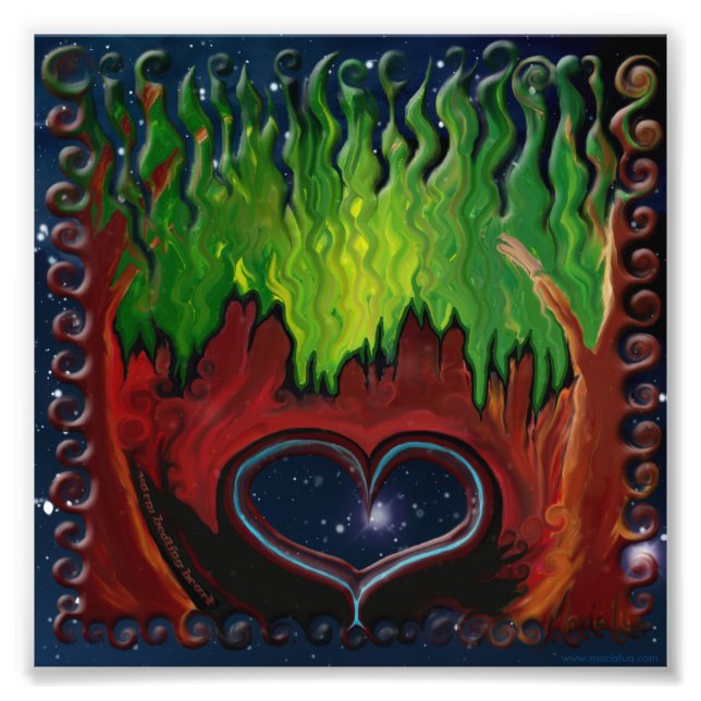 "Warm Beating Heart" - Original-Foto Fotodruck (Vorne)