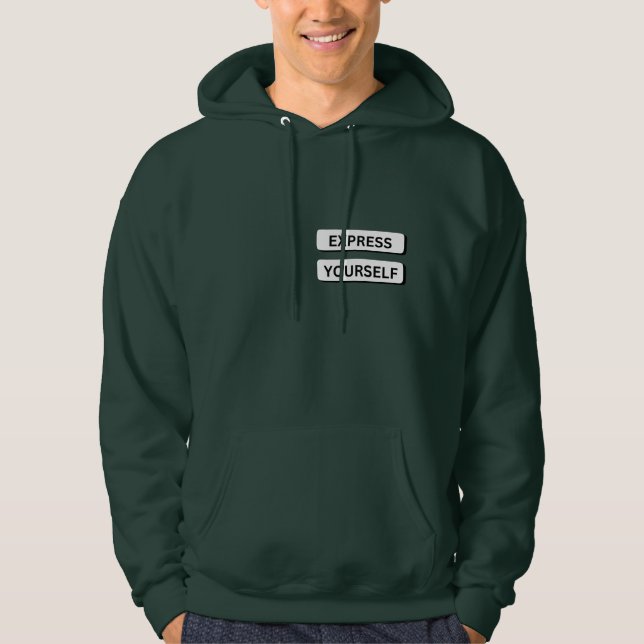Warm bleibe, wahr Bleibe Hoodie (Vorderseite)
