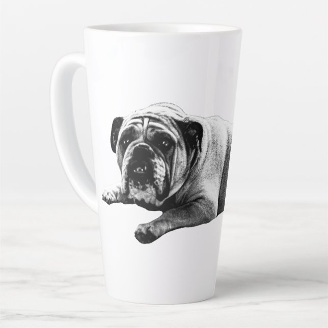 Warm Bulldog Morning Milchtasse (Linke Ecke)