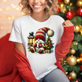 Warm Christmas Gnome Women's T-shirt