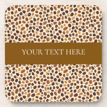 Warm Coffee Bean Roast Tones Seamless Pattern