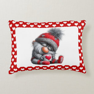 "Warm & Cozy" Schlafender Gnom Winter-Cocoa Dekokissen