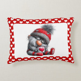 "Warm & Cozy" Sleepy Gnome | Winter Cocoa Dekokissen