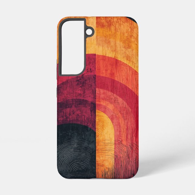 Warm Eclipse Phone Case Samsung Galaxy Hülle (Rückseite)