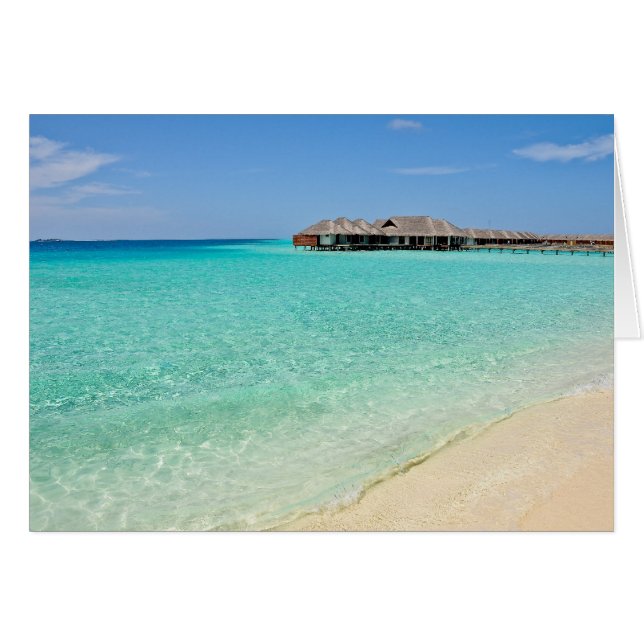 Warm einladend. Malediven (Vorderseite (Horizontal))