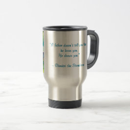Warm Embrace - Chibi Father & Child Travel Mug Reisebecher
