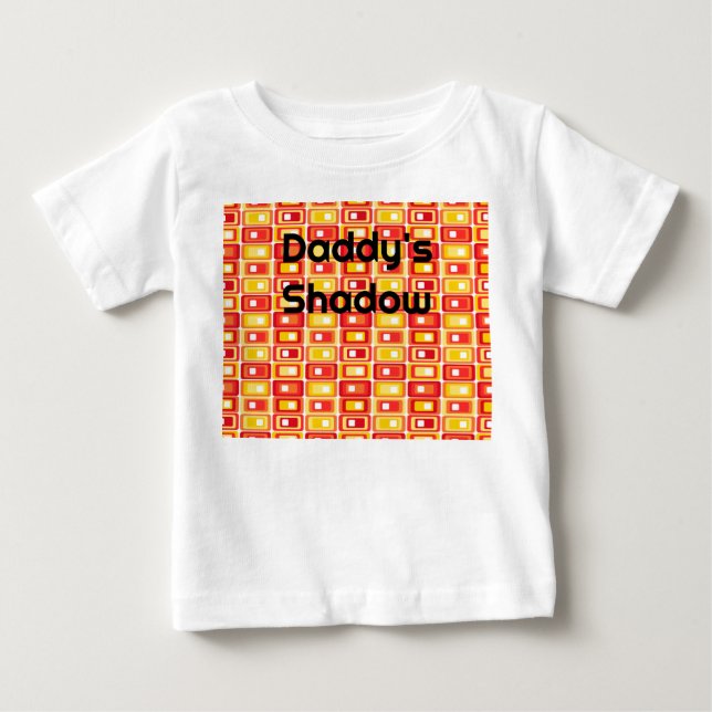 Warm gestapelte Rechtecke Baby T-shirt (Vorderseite)