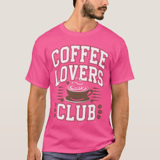 Warm getrunken Kaffee-Enthusiasten ikonisches Club T-Shirt