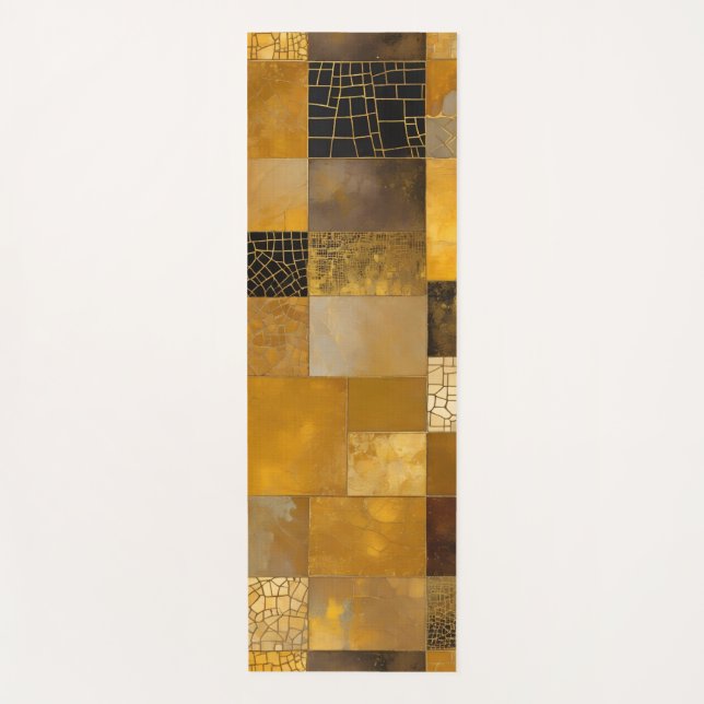 Warm Golden Toned Yogamatte (Vorderseite)