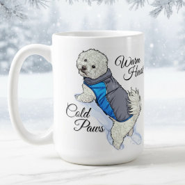 Warm Heart Snow Bichon Mug Kaffeetasse