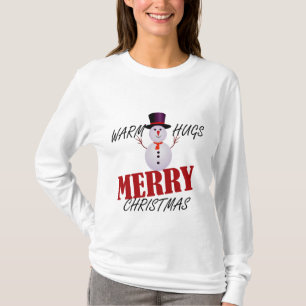 Warm Hugs Frohe Weihnachten T-Shirt