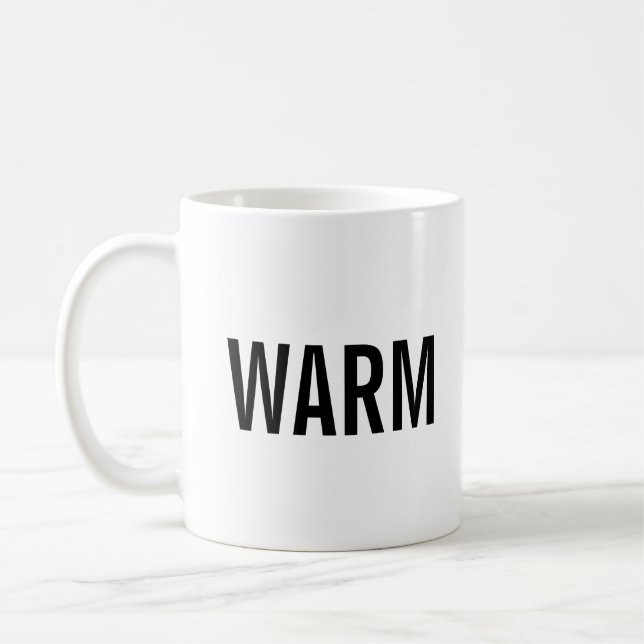 Warm minimalist mug kaffeetasse (Links)