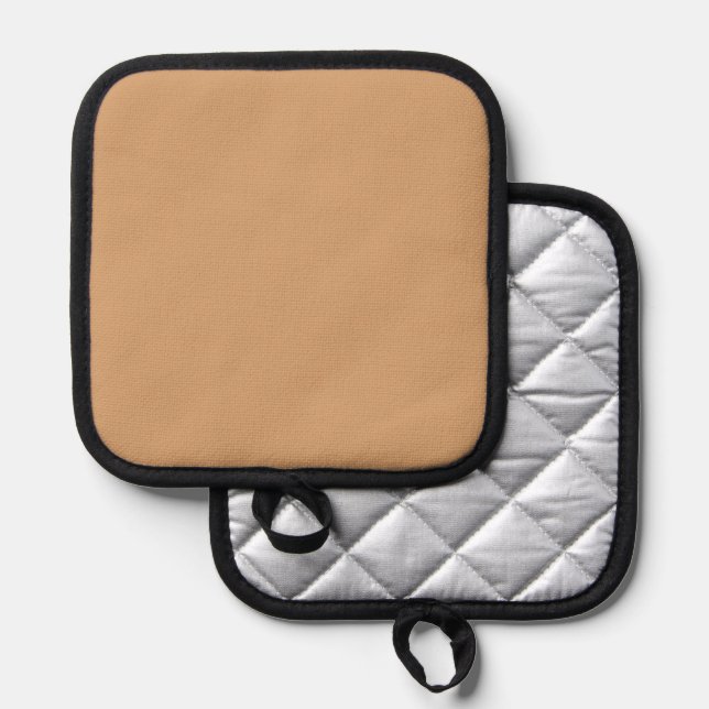 Warm-Sand-Pothalter - Benutzerdefiniertes Design Topflappen (Vorderseite/Rückseite)