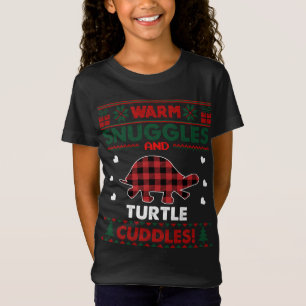 Warm Snuggles Schildkröte Lover Geschenke Weihnach T-Shirt