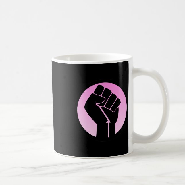 Warm Solidaritätskleben Kaffeetasse (Rechts)
