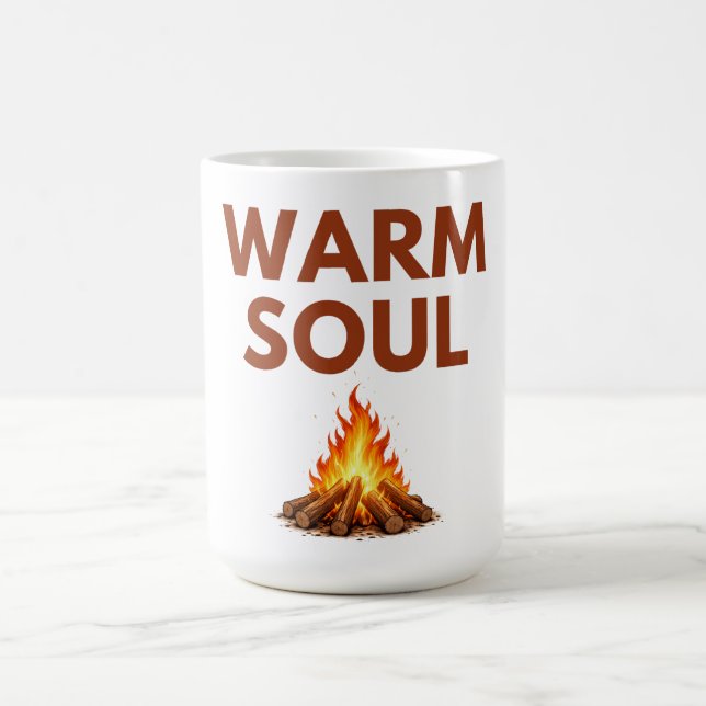 Warm Soul Minimal Fire Mug Kaffeetasse (Mittel)