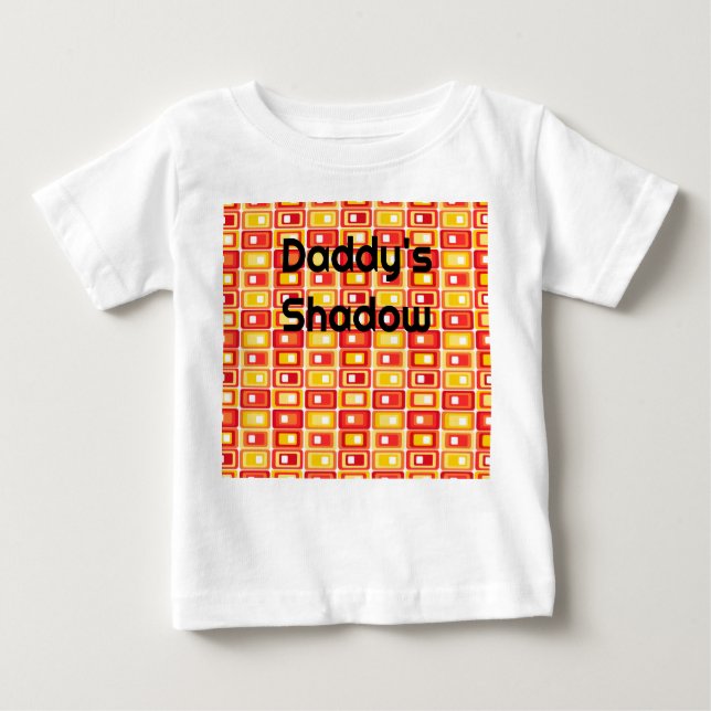 Warm Stacked Rectangles  Baby T-shirt (Vorderseite)