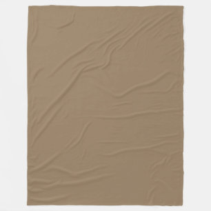 Warm Taupe Fleecedecke