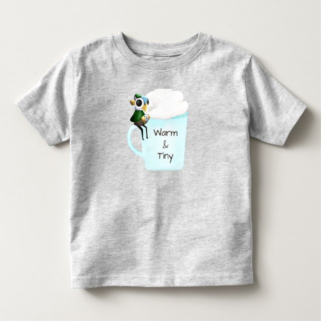 Warm & Tiny Eclipse The Tiny Dragon Cocoa Shirt (Vorderseite)