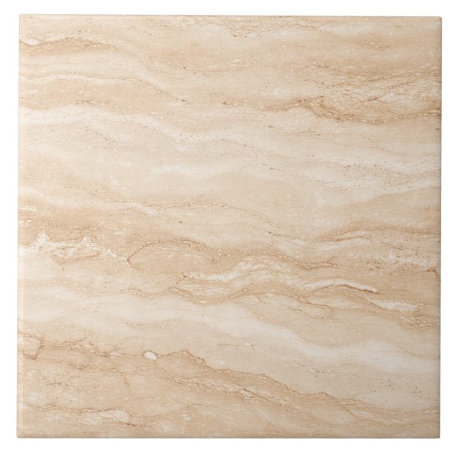 Warm Travertine Stone – Premium Ceramic Tile Fliese (Vorderseite)