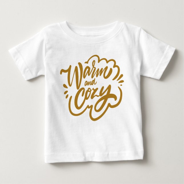 Warm und gemütlich baby t-shirt (Vorderseite)
