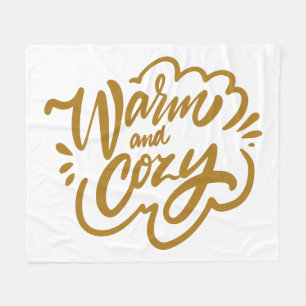 Warm und gemütlich fleecedecke