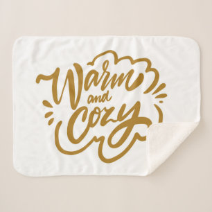 Warm und gemütlich sherpadecke