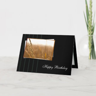 Warm und klassisch Geburtstag Karte