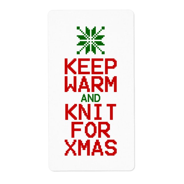 Warm und Strick für Weihnachten behalten (Vorne)