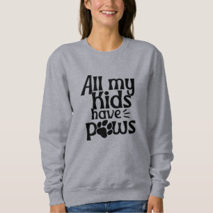 Warm und witzig: 'Alle meine Kinder haben Pfauen' Sweatshirt