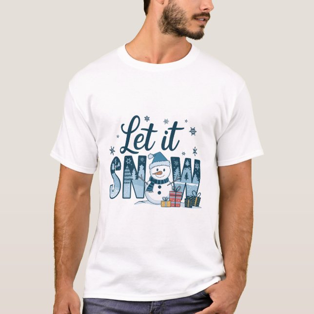 Warm winter cozy designs for festive times T-Shirt (Vorderseite)