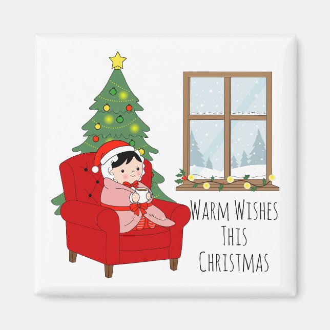 Warm Wishes This Christmas – magnet (Vorne)