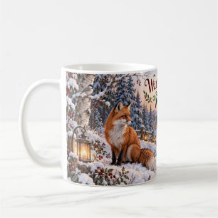 Warm Wishes Woodland Weihnachtsbecher Kaffeetasse
