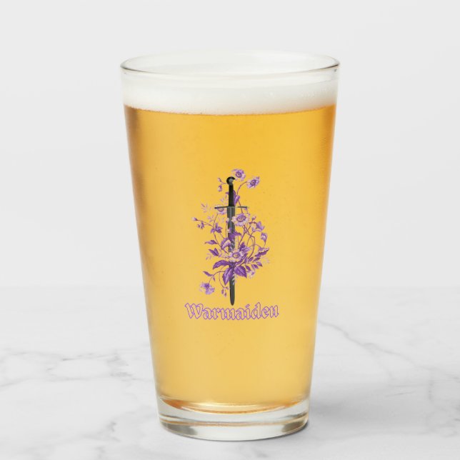 Warmaiden - Glass Tumbler (Vorne (Gefüllt))