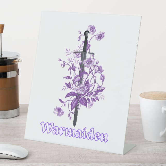 Warmaiden - Schild "Pedestal" (In Situ)